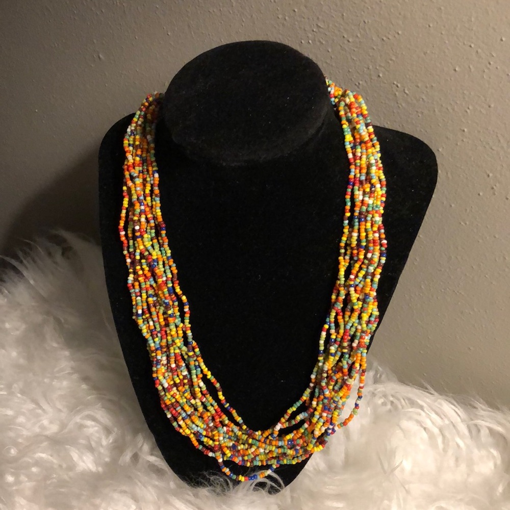 Multi beaded necklace